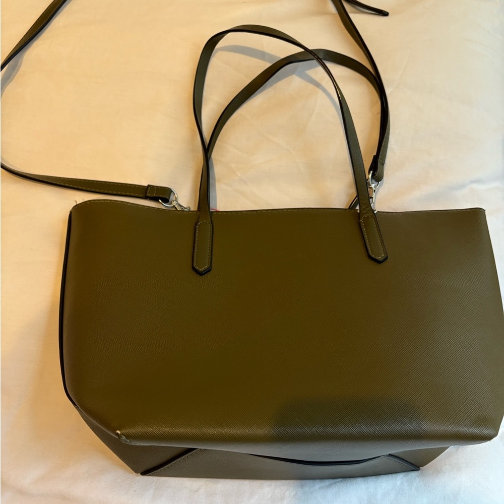 Olive Green Tote/Crossbody Bag